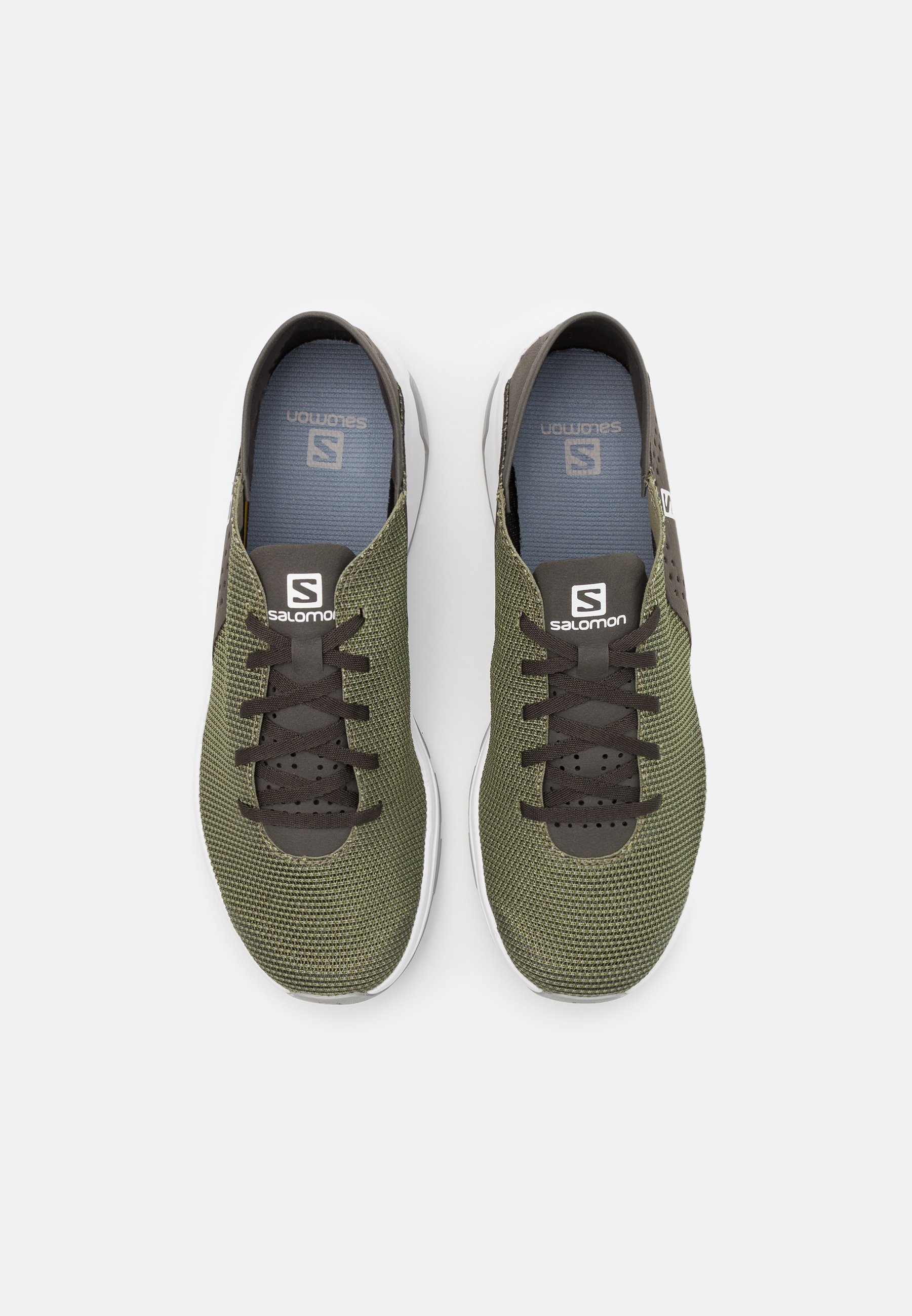 Salomon TECH LITE - Zapatillas para caminar - deep lichen  green/peat/alloy/beige - Zalando.es