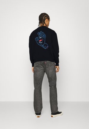 VOID HAND CREW UNISEX - Sweat à capuche zippé - black