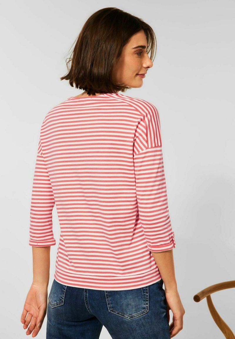 Damen T-Shirts | Cecil Langarmshirt rot - EQ84161 Damen T-Shirts | Cecil Langarmshirt rot - EQ84161