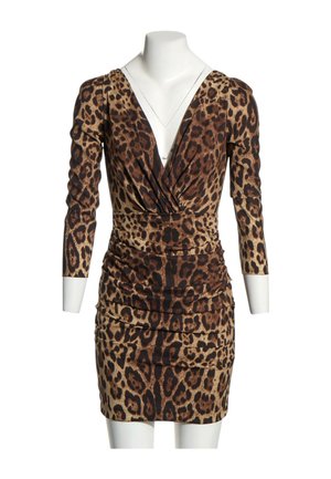 Dolce&Gabbana Robe droite - brown black