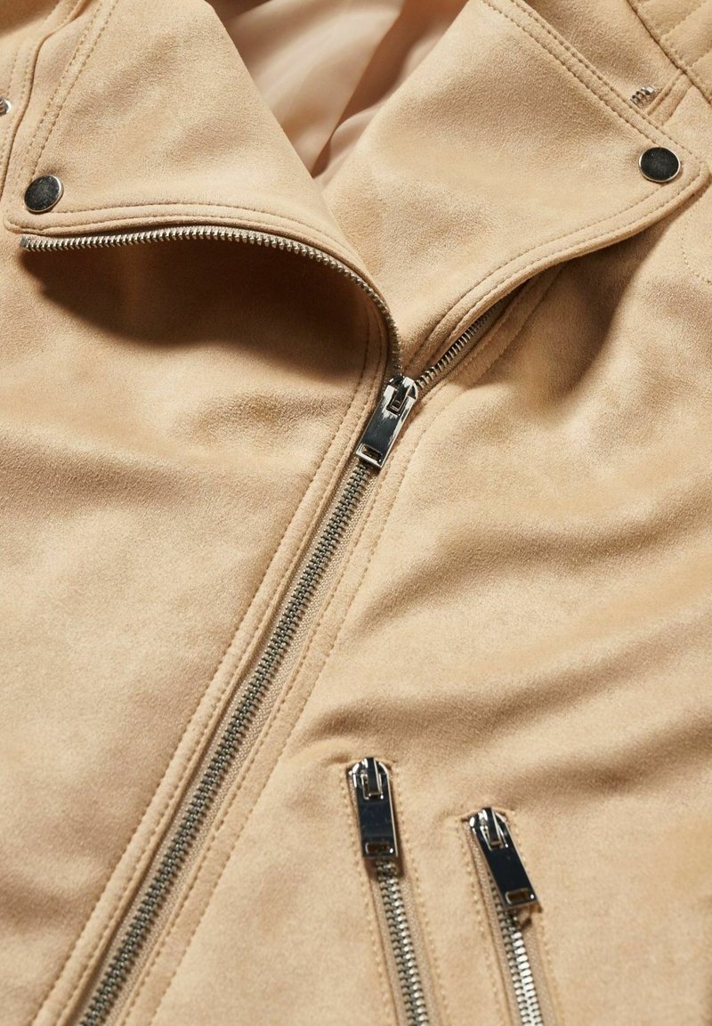 Damen Leichte Jacken | C&A Kunstlederjacke beige - UV61125 Damen Leichte Jacken | C&A Kunstlederjacke beige - UV61125