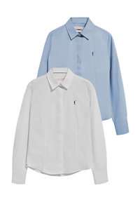 Polo Club - 2 PACK - Overhemdblouse - white sky blue Miniatuurafbeelding 1