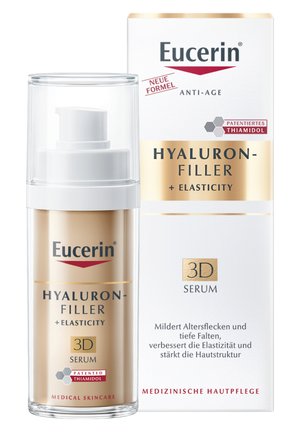 EUCERIN HYALURON-FILLER + ELASTICITY 3D SERUM – ANTI AGE FALTENCREME - Serum - -