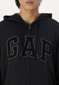 GAP HERITAGE LOGO - Felpa con zip - light grey