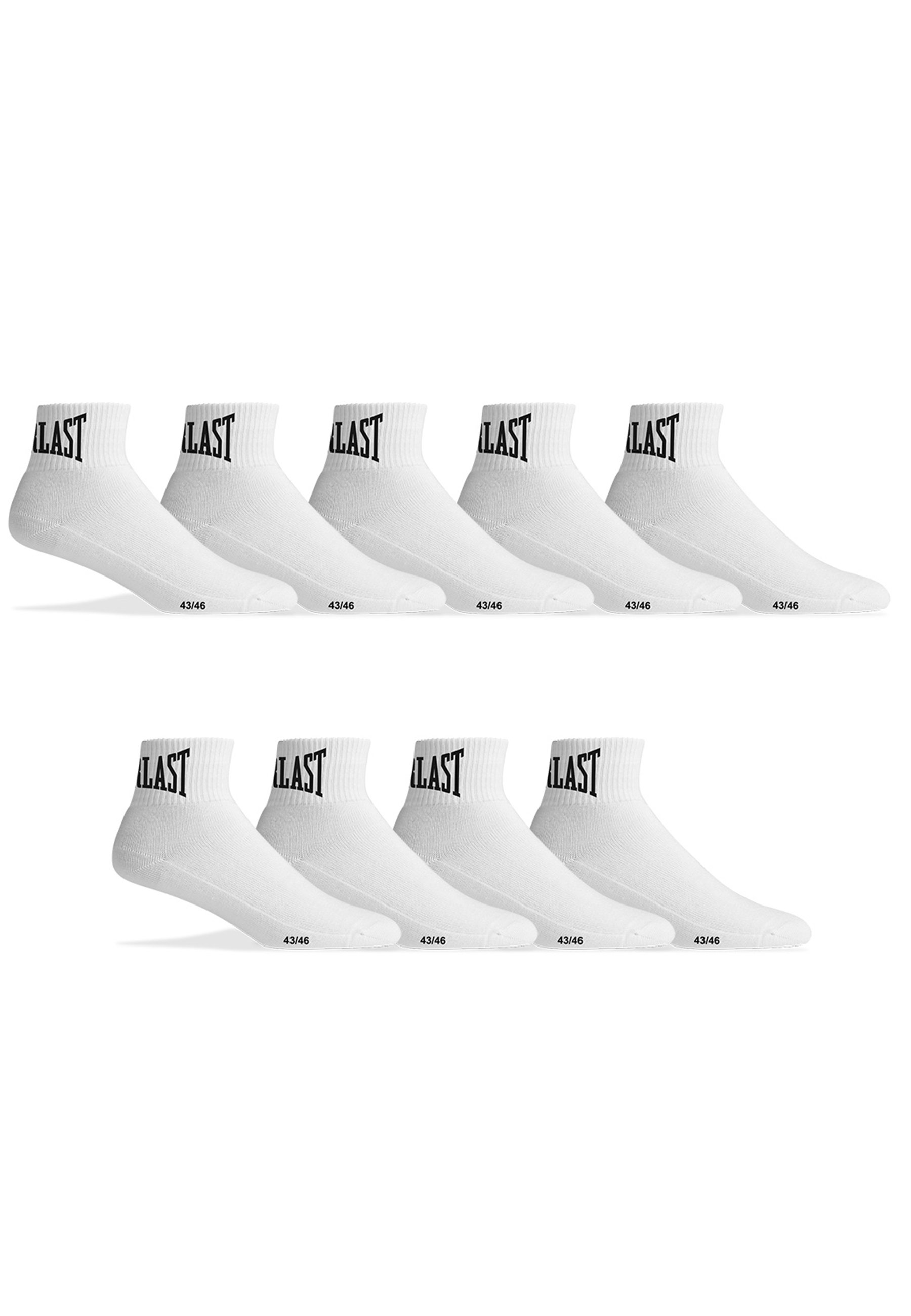 Everlast QUARTER 9 PAAR - Socks - white - Zalando.de