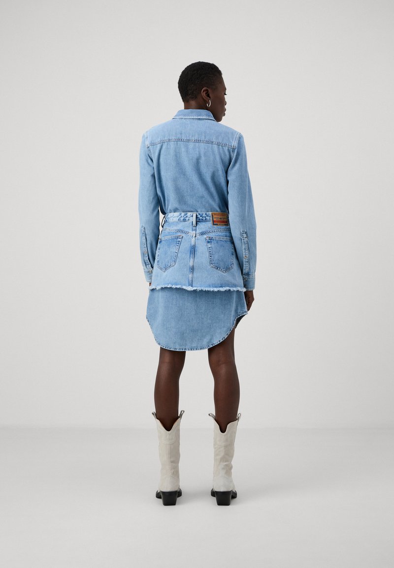 Diesel DE-DESY-D 2-IN-1 - Denim dress - 01/blue denim - Zalando.ie