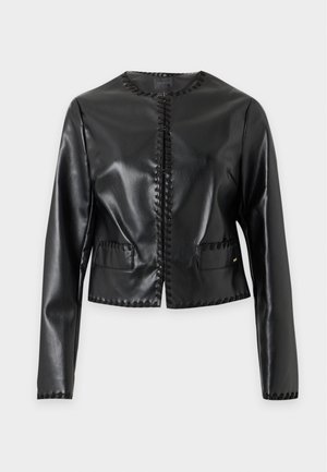 Guess, NEW LEONTINE - Veste en similicuir - jet black