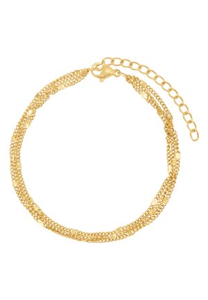 MIT VERLÄNGERUNGS LAYERING ARMKE - Armband - goldfarbend