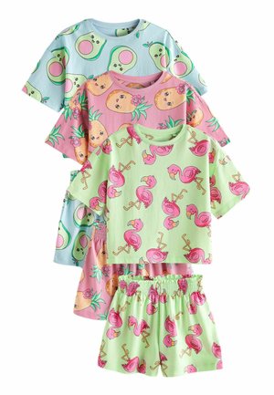 3 PACK REGULAR FIT - Pijama - pastel flamingo avocado pineapple