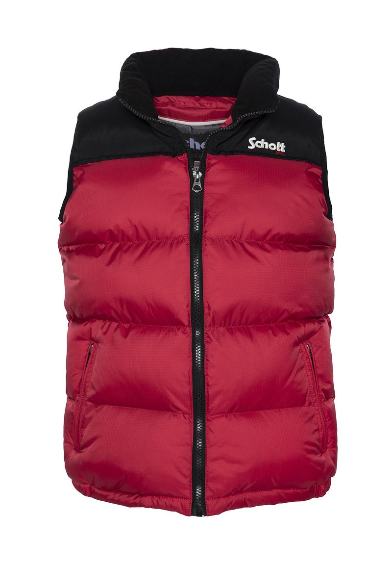Schott Bodywarmer rood Schott Bodywarmer rood