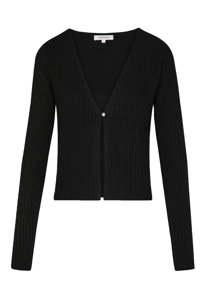 Gilet Morgan à Manches 3/4 - Viscose Et Polyamide, Coupe Courte Et Col Ouvért