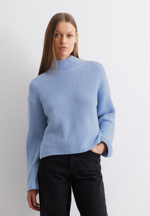 TURTLENECK LOOSE AUS HEAVY WEIGHT  - Jumper - fresh sky