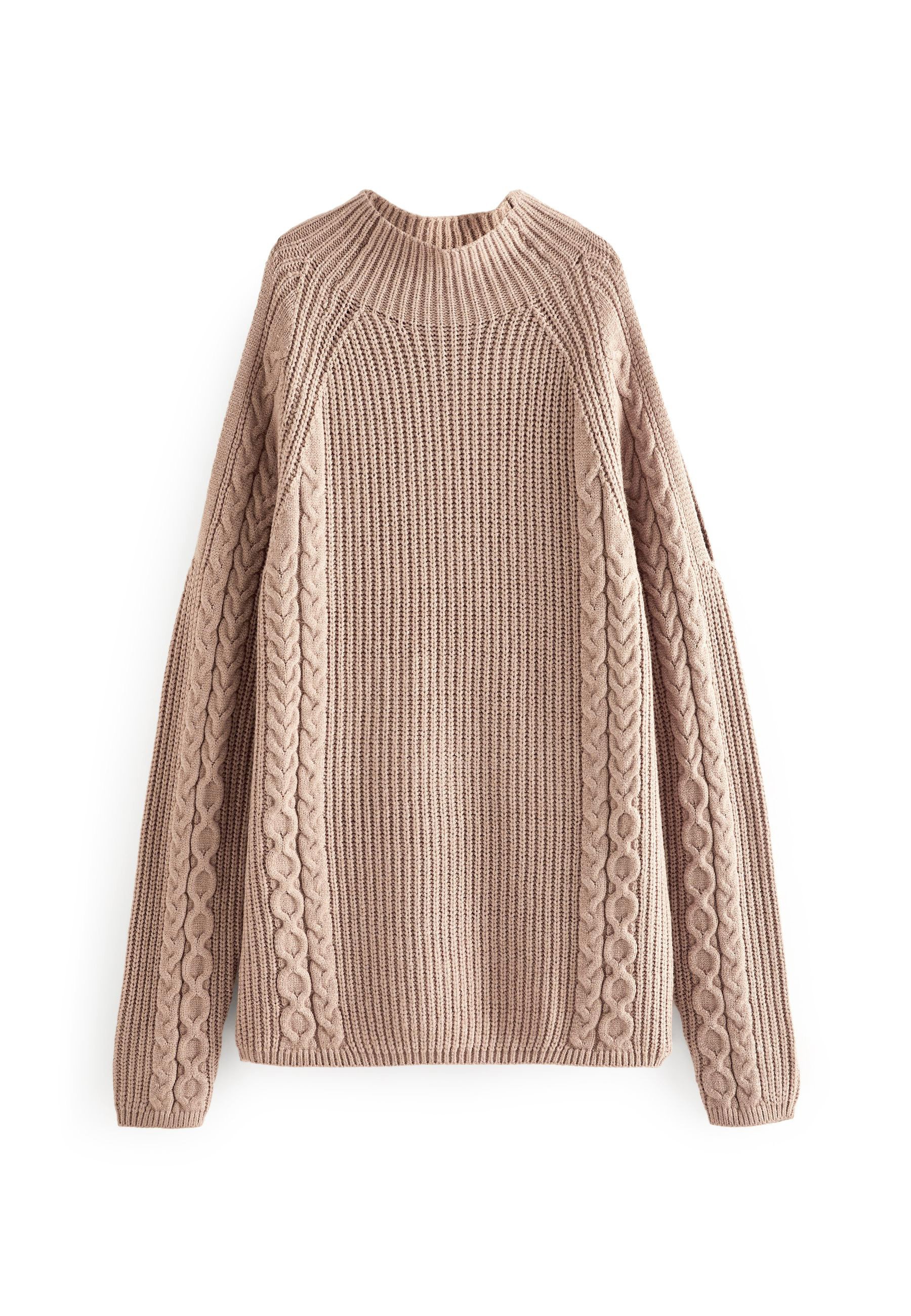 Next CUT-OUT SHOULDER STANDARD - Trui - brown/bruin - Zalando.nl