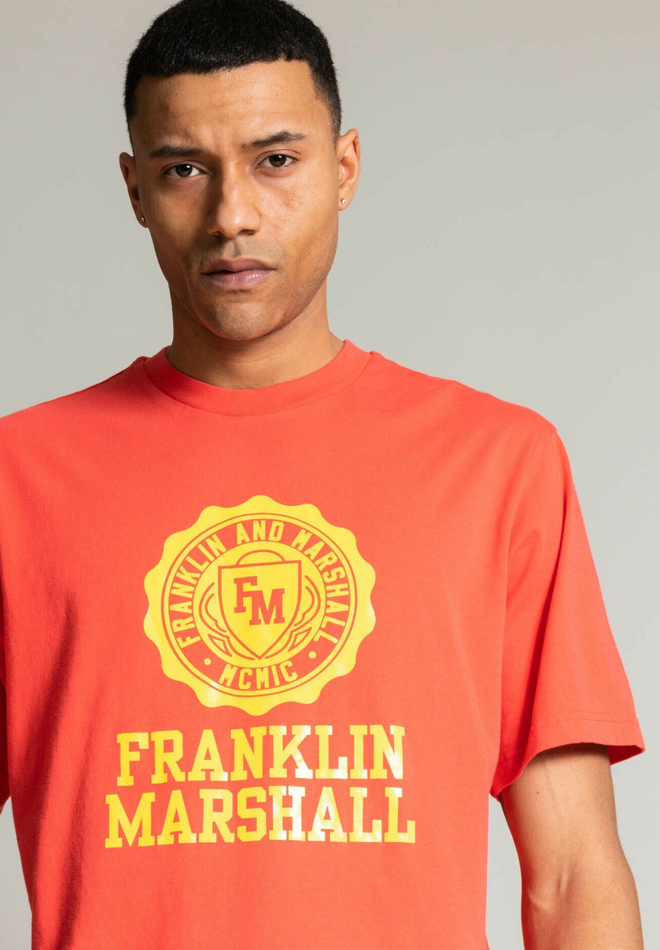 Franklin \u0026 Marshall T-shirt print - rot/rood - Zalando.be