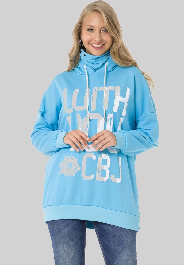 Kapuzenpullover - turquoise