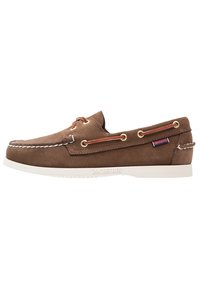 Sebago - DOCKSIDES - Boat shoes - dark brown Miniatura obrázku 1