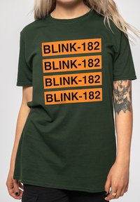Paradiso Clothing BLINK-182 LOGO REPEAT - Print T-shirt - green