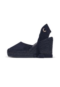 Unselected, navy suede
