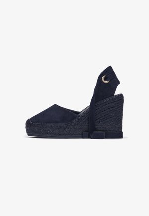 FRED MARTIN COLLECTION, BARI - Plateausandalette - navy suede