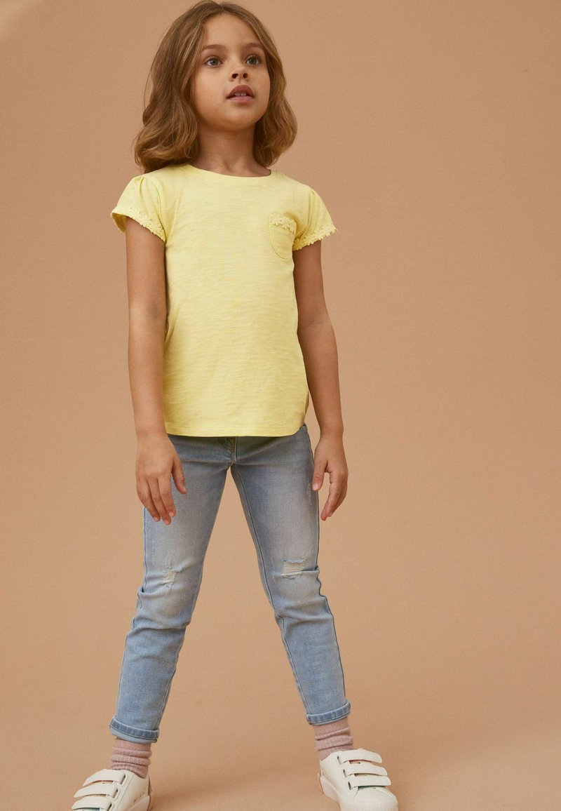 Next DAISY POCKET - Triko s potiskem - yellow