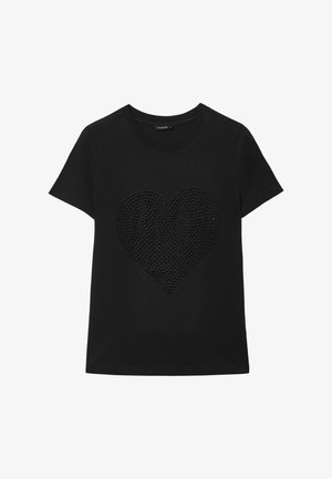 Calliope, T-SHIRT APPLICAZIONI - T-shirt imprimé - ultrablack