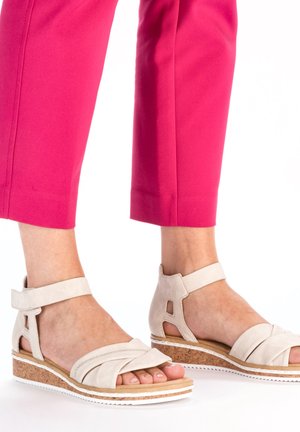 Rieker Wedge sandals - beige