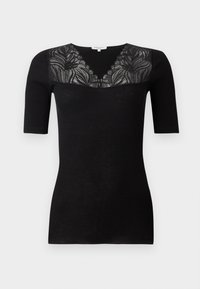 BERNADINE REGULAR V NECK - Print T-shirt - black
