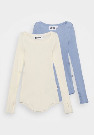 ROCHELLE 2 PACK - Longsleeve - ivory blue