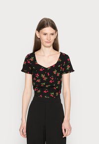 Even&Odd T-shirt estampada - black