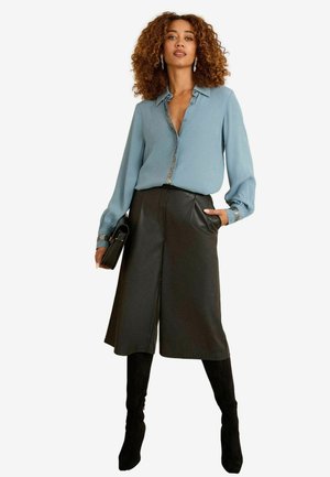 REGULAR FIT - LONG SLEEVE SEQUIN TRIM - Camicia - blue