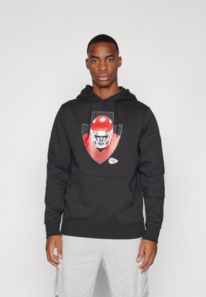 NFL KANSAS CITY CHIEFS ILLUSTRATION HOODIE - Club wear - black