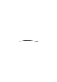 Línea curva negra sobre un fondo blanco, textura lisa, ancho delgado, diseño minimalista, sin características o colores adicionales presentes.