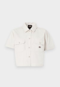 WORK SHIRT CROPPED - Button-down blouse - whitecap gray
