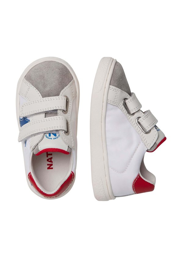 PINN VL – Lauflernschuh – weiß grau blau