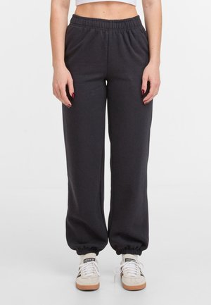 BASIC ESSENTIAL  - Tracksuit bottoms - navy