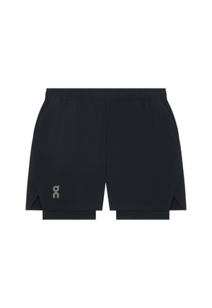 On, TRAIN 2-IN-1 SHORTS - Pantalon de survêtement - black