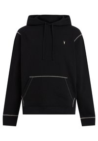 AllSaints Jersey con capucha - black