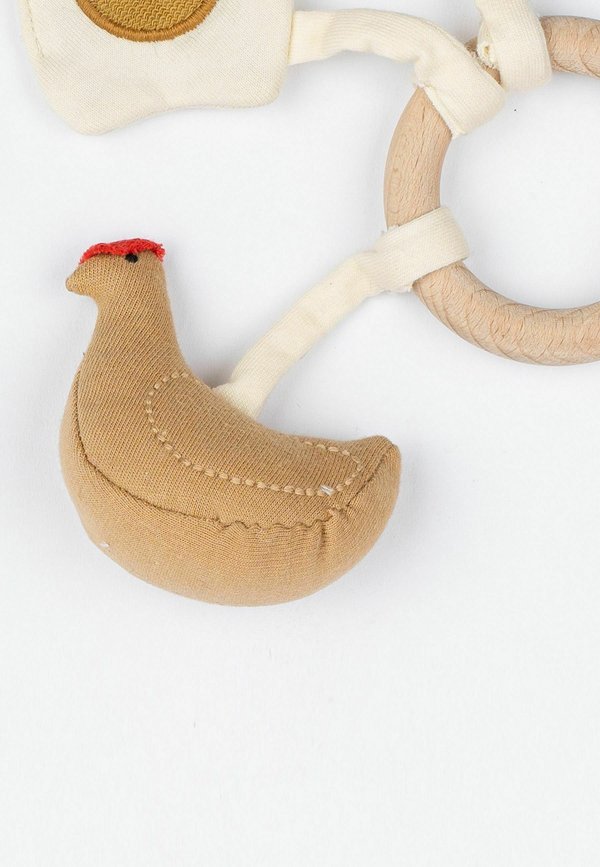 ACTIVITY RATTLE CHICKEN AND EGG – Beißring – multi colours