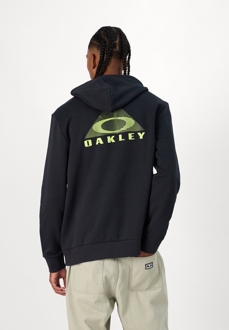 Oakley GRAPHIC PEAK HOODIE - Pulover s kapuco - blackout