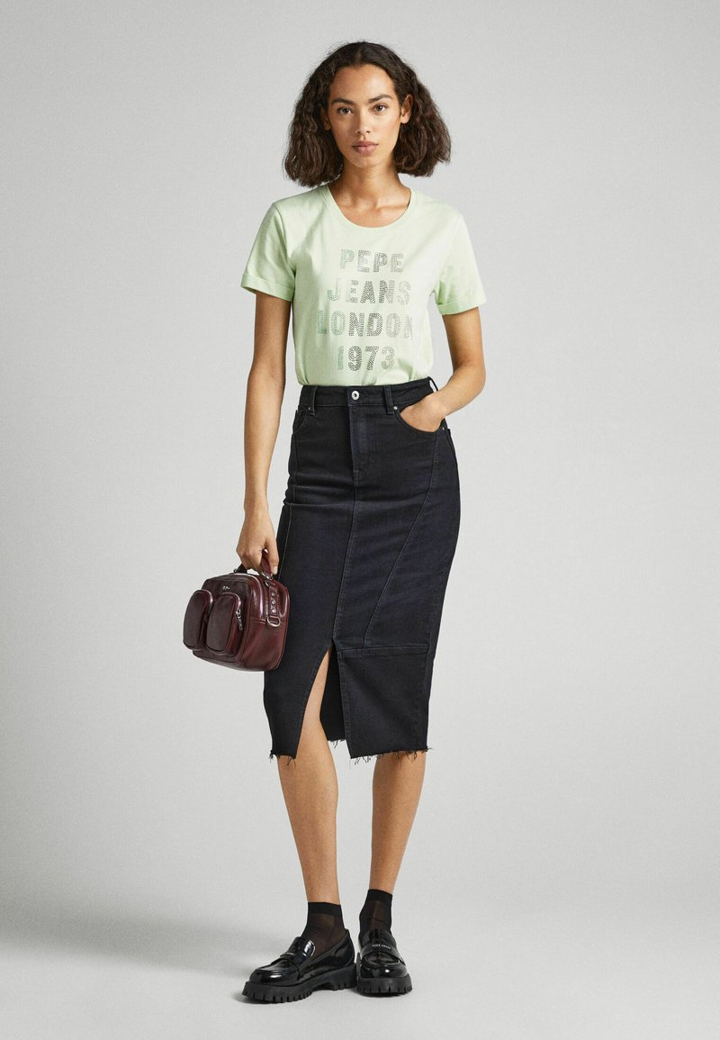 Pepe Jeans T-shirt print groen Pepe Jeans T-shirt print groen