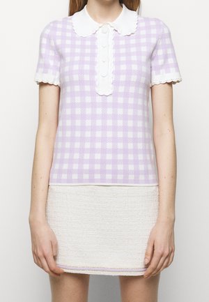 T-shirt med print - lilac