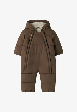 Lil' Atelier, SNOWSUIT MEDOW03 PUFFER UNISEX - Combinaison de ski - dark earth