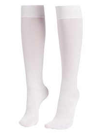 60 DEN KNEE HIGH - Knæstrømper - white