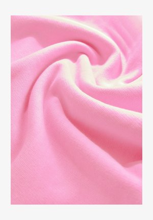 Tessuto elasticizzato rosa, texture morbida, lavorato finemente, presenta un'ottima caduta con una leggera lucentezza, ideale per abbigliamento o arredamento morbido.