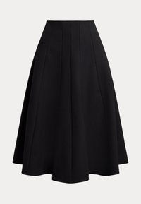 GABARDINE A-LINE SKIRT - A-lijn rok - black