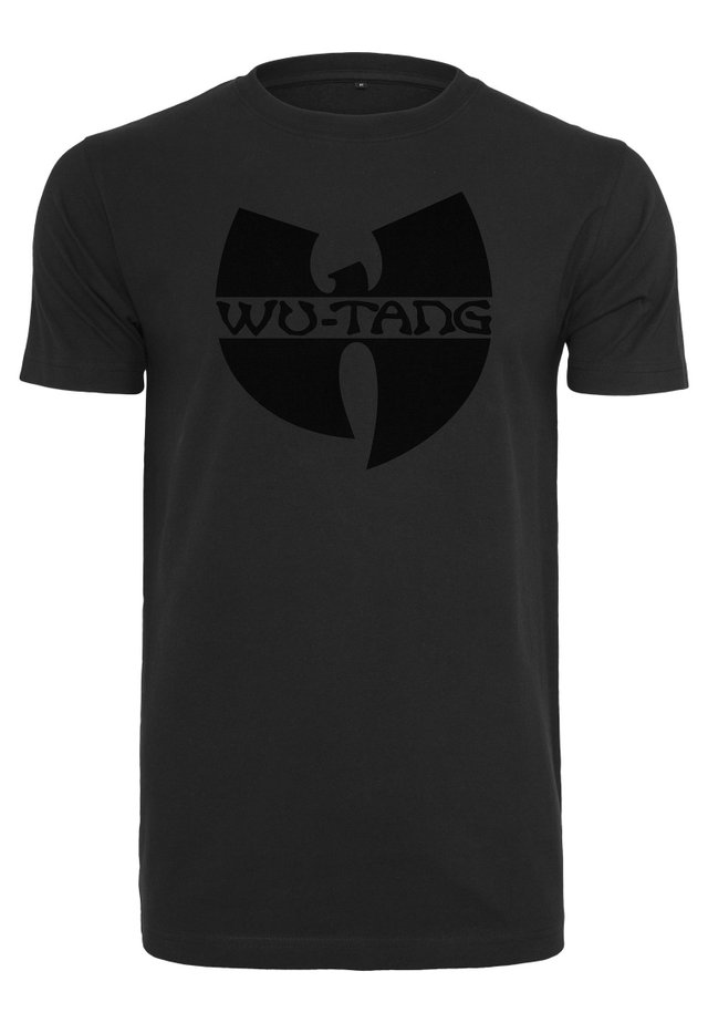 WU-WEAR BLACK LOGO - T-shirt imprimé - black