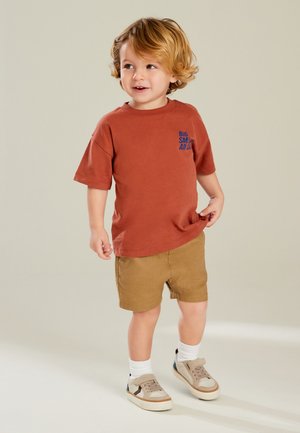 Next PULL-ON REGULAR FIT - Short - tan brown