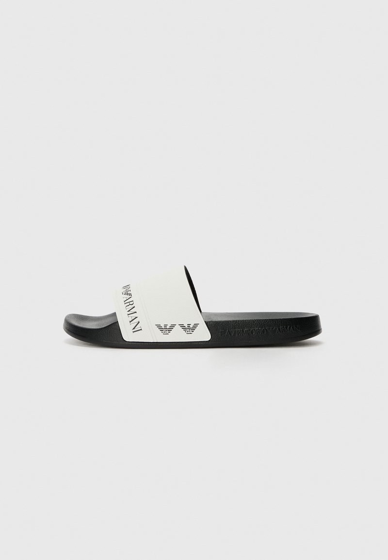 EA7 Emporio Armani WATER SPORTS UNISEX - Baseino šlepetės - black/white