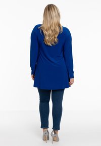 YOEK WITH COLLAR - Overhemdblouse - indigo