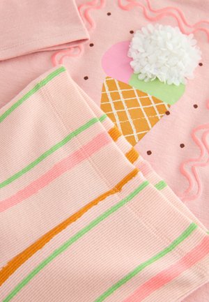 Next REGULAR FIT - SET - Nohavice - pink stripe ice cream